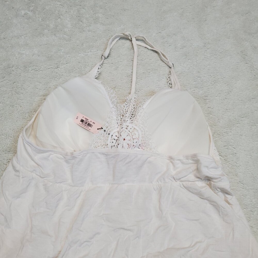 NWT Victoria's Secret Ivory Lace Babydoll Slip Lingerie Large Sexy Vixen Classic - Picture 4 of 7